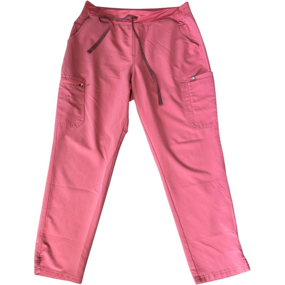 EUC Figs Yola Cargo Scrub Pants Quartz PO #3326 (Discontinued) Size XL